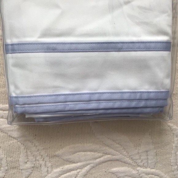 NWT - Ralph Lauren Spencer Border Sateen King Size Pillowcases (set of 2) - Picture 2 of 4